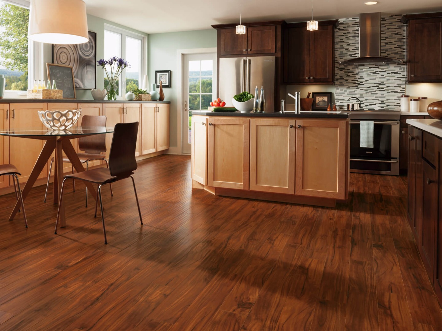 sàn gỗ tự nhiên trong ngành nội thất