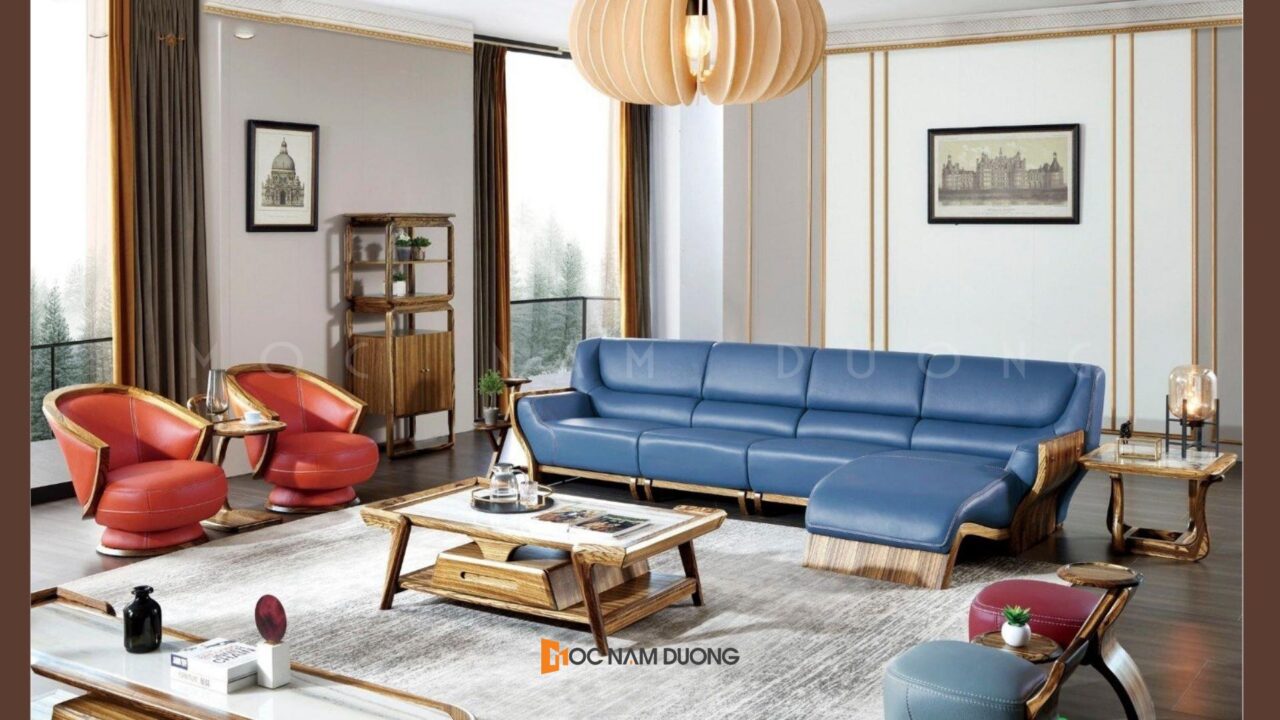 Sofa tân cổ điển đẹp thiết kế dáng vẻ trẻ trung
