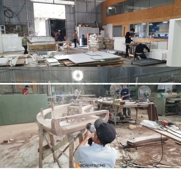 Xưởng thi công nội thất trọn gói Mộc Nam Dương - uy tín tại Hà Nội