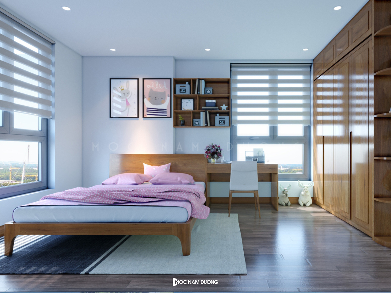 Phòng ngủ nên được thiết kế để thỏa mãn theo sở thích nhu cầu cá nhân. 