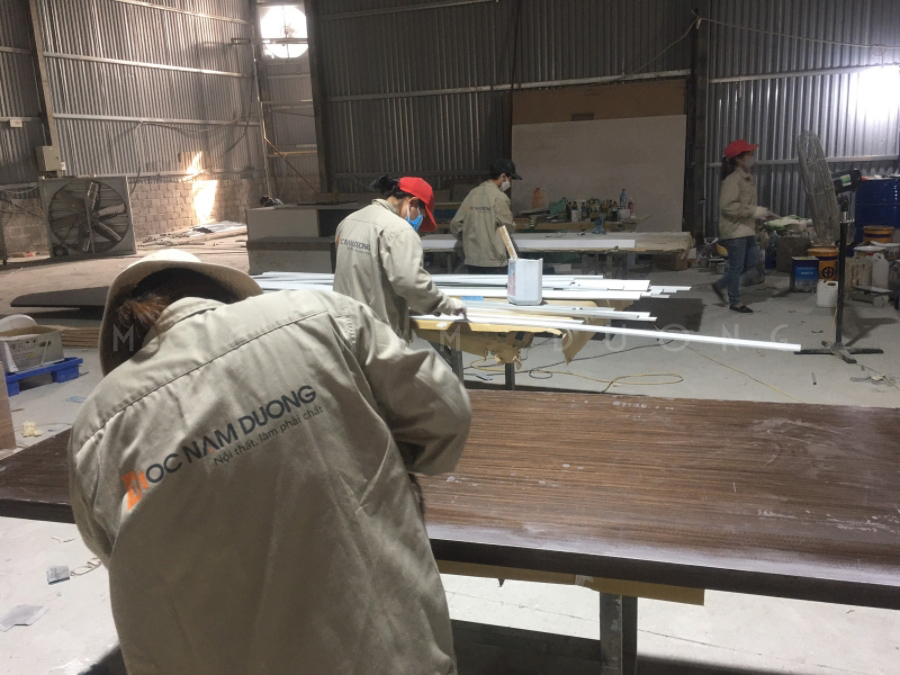 Mộc Nam Dương - Xưởng sản xuất kệ gỗ tivi tự nhiên giá rẻ, chất lượng 