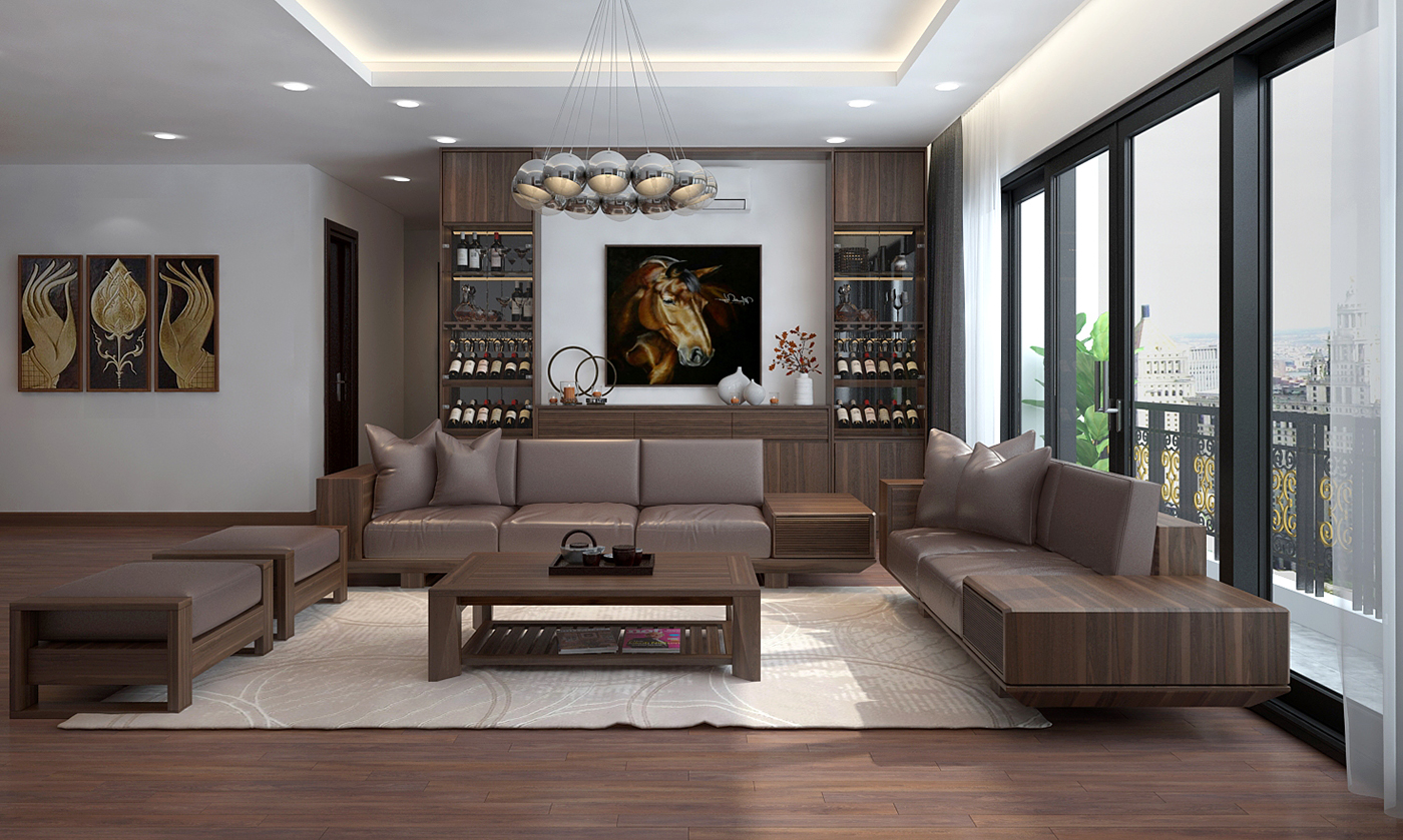 Lựa chọn kích thước phù hợp sẽ làm cho không gian phòng khách hoàn hảo hơn 