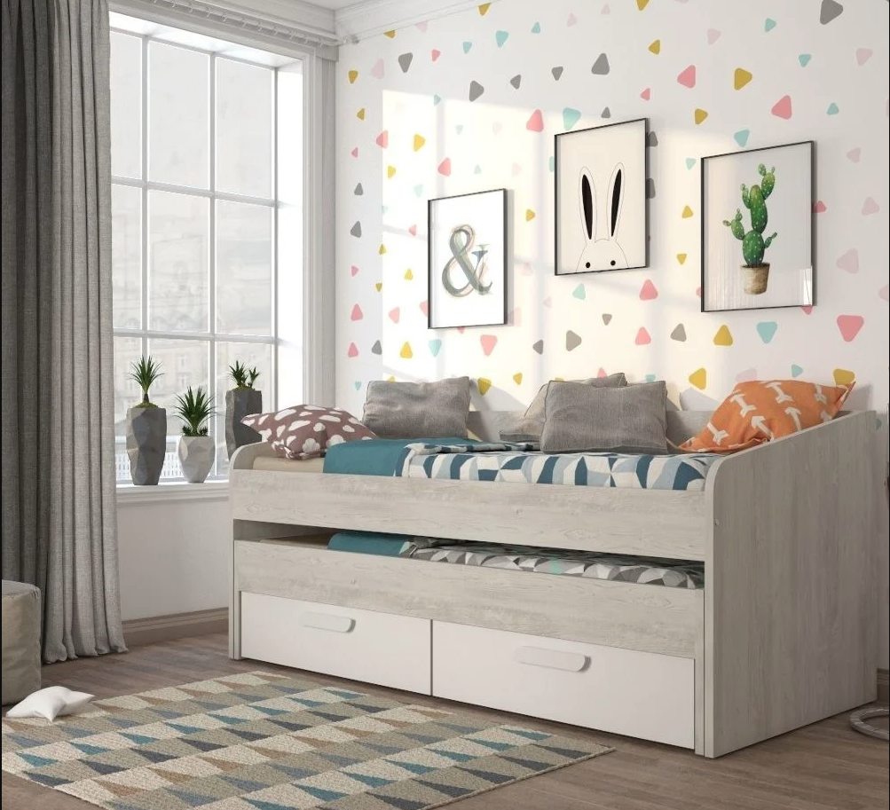 Giường ngủ tầng ngủ đa năng với thiết kế ngăn kéo tiện dụng 