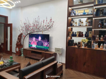 Nội thất gỗ óc chó anh Hiếu Greenbay