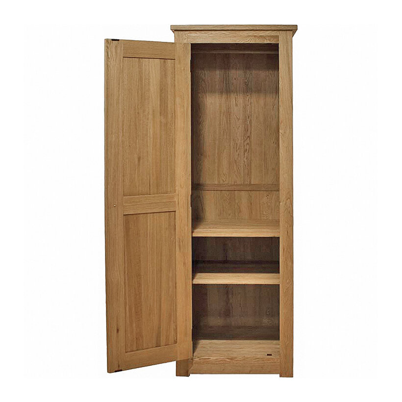 Tủ gỗ 1 cánh thiết kế nhỏ gọn, đơn giản và đáp ứng công năng sử dụng