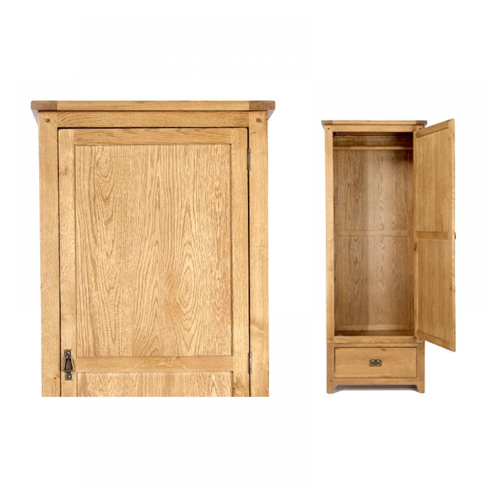 Tủ gỗ 1 cánh thích hợp với phòng mini hoặc người độc thân có nhu cầu sử dụng ít