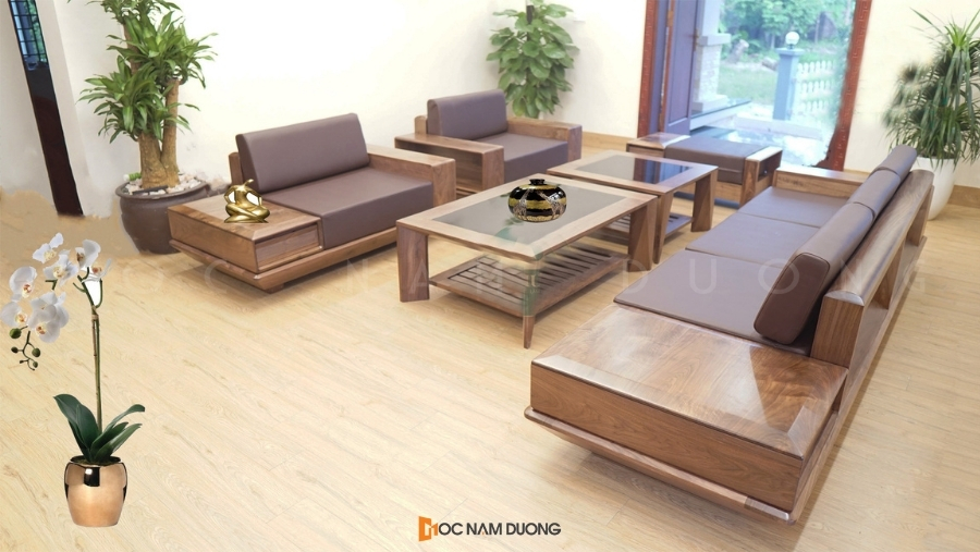 Mẫu bàn ghế nhỏ gọn cho phòng khách theo phong cách tối giản