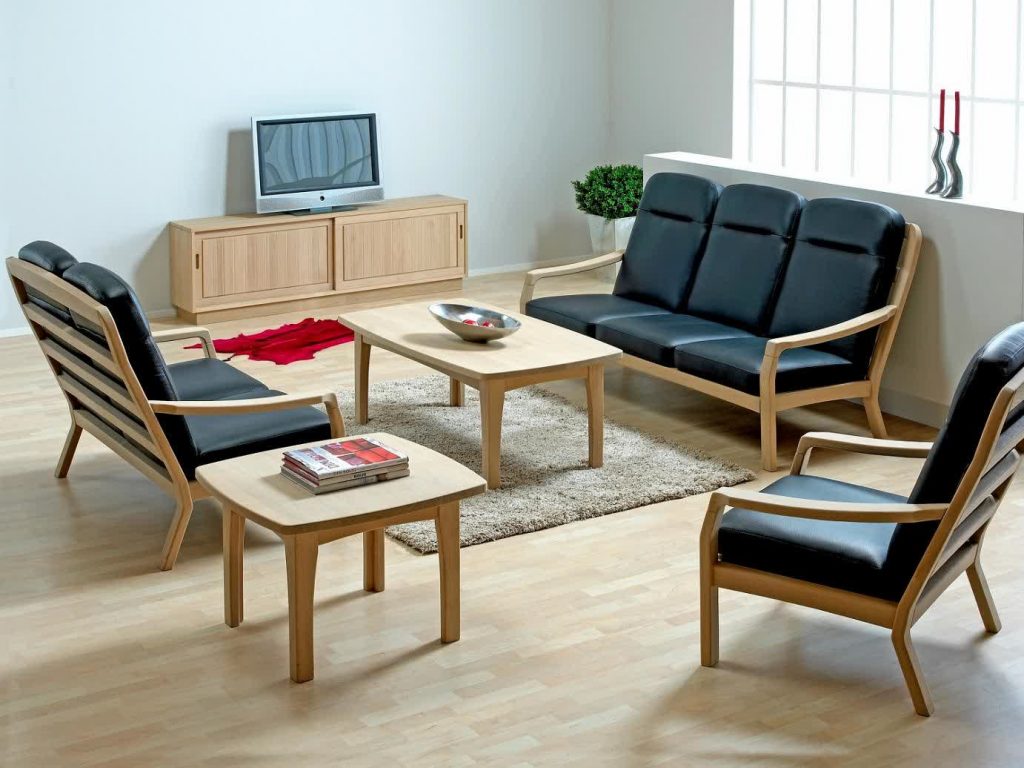 mẫu bàn ghế gỗ phòng khách đơn giản Archives - Nội Thất Hòa Phát Đà Nẵng