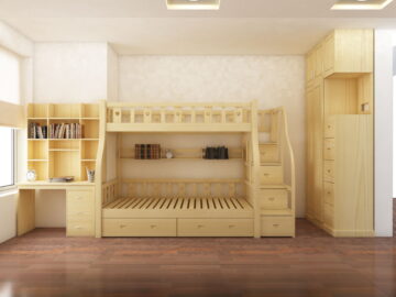 Mẫu giường tầng hiện đại dành cho bé
