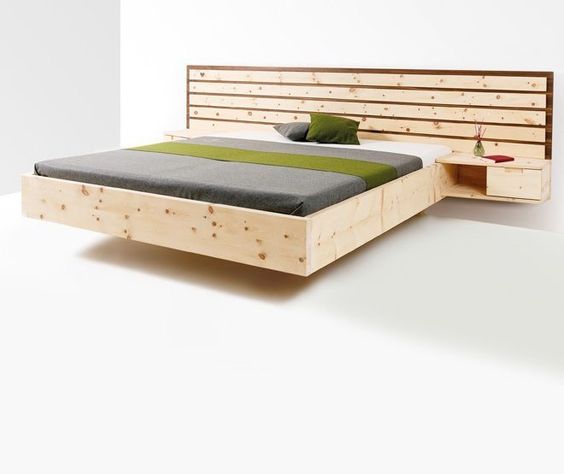 Mẫu giường bay với thiết kế đơn giản