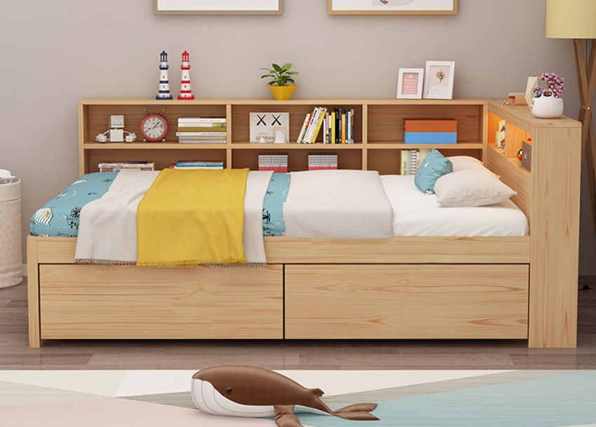 Giường ngủ trẻ em làm bằng chất liệu gỗ là đang được ưa chuộng nhất hiện nay