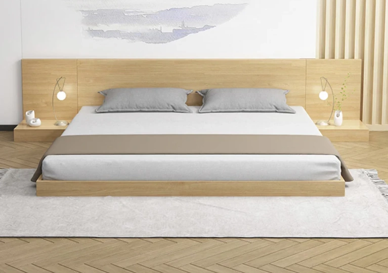 Kiểu giường Nhật gỗ công nghiệp MDF cốt Thái 