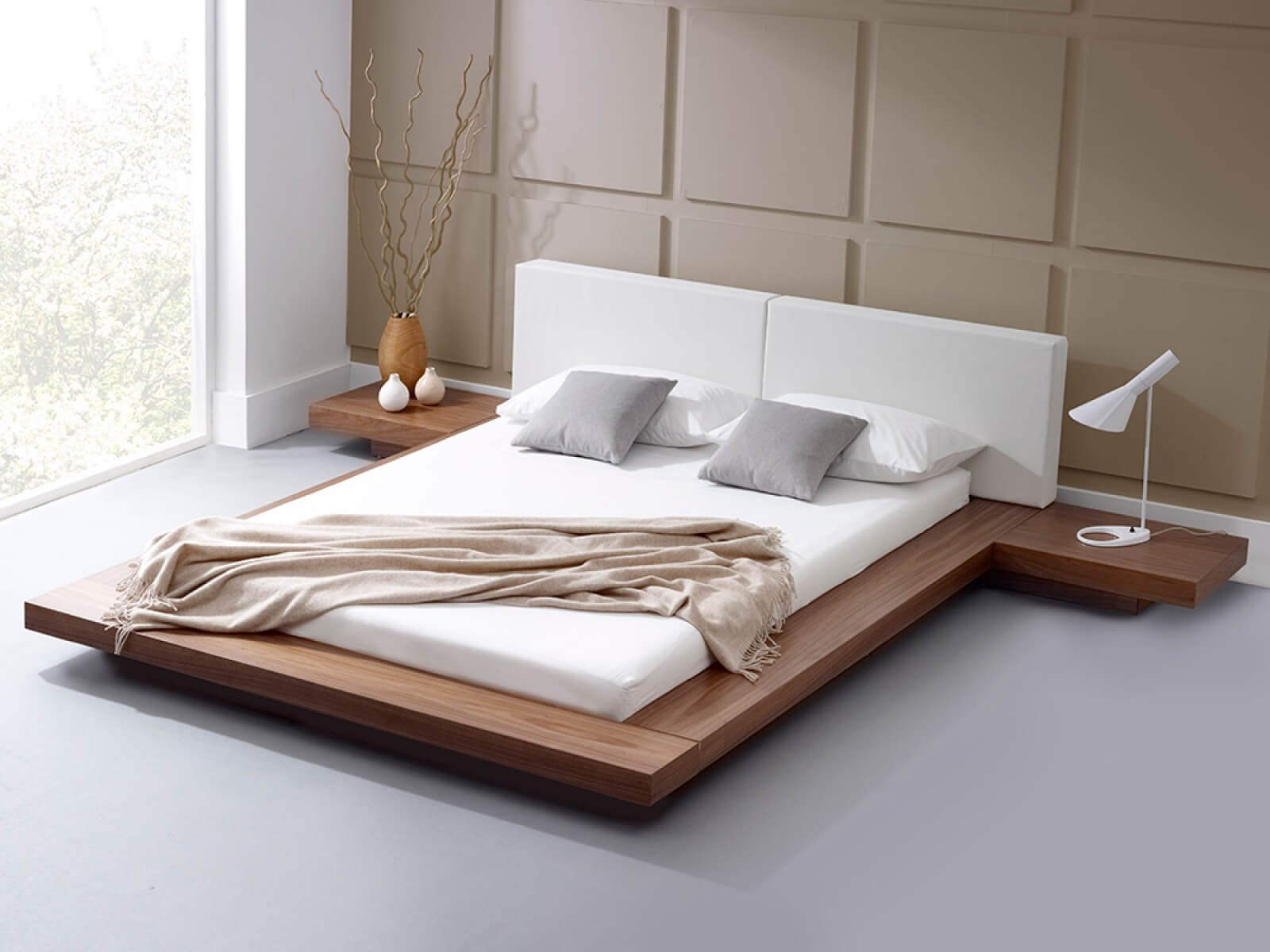Giường Nhật gỗ công nghiệp đẹp 