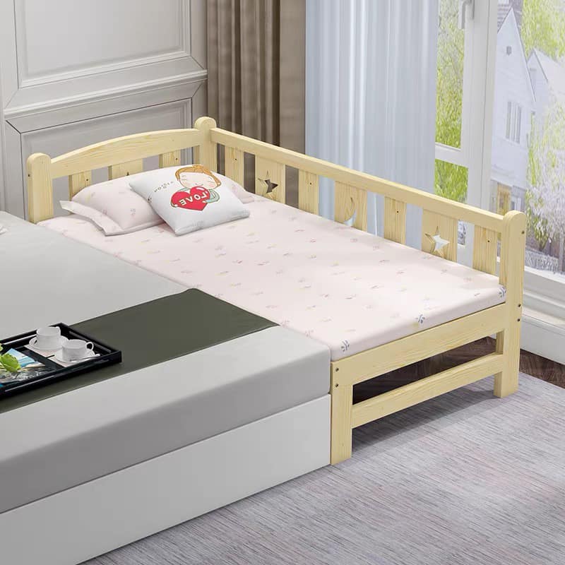 Mẫu giường ngủ cho bé trai với thiết kế đơn giản