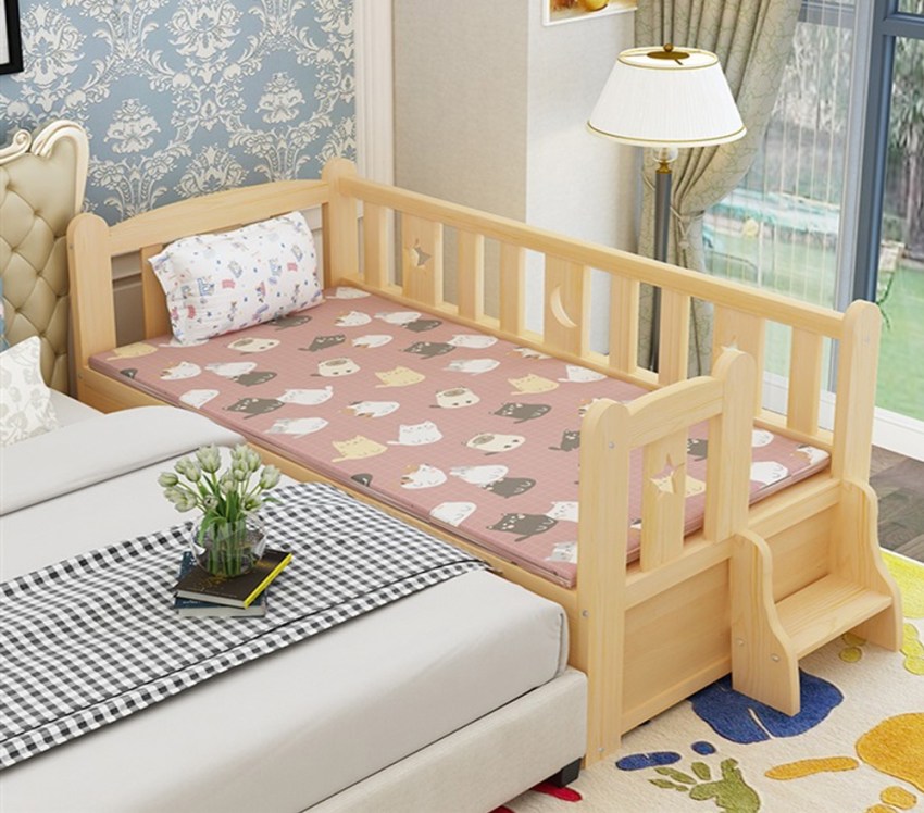 Mẫu giường nhỏ dành cho bé gái bằng gỗ 