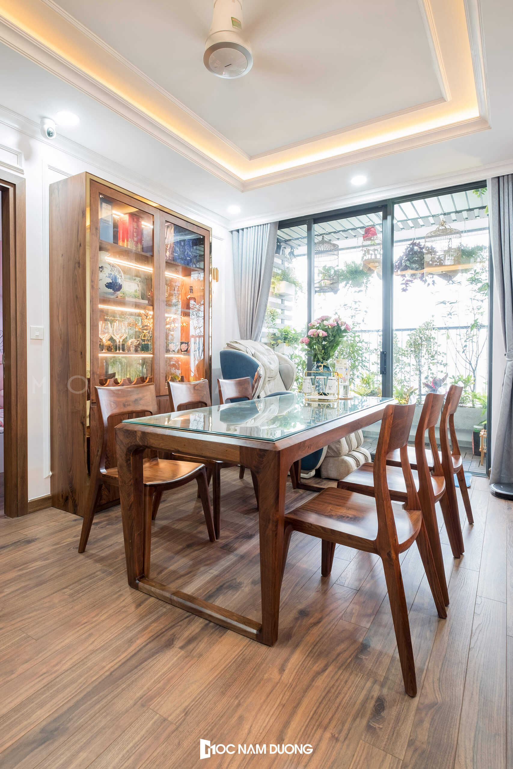 nội thất gỗ óc chó anh tuấn the park home