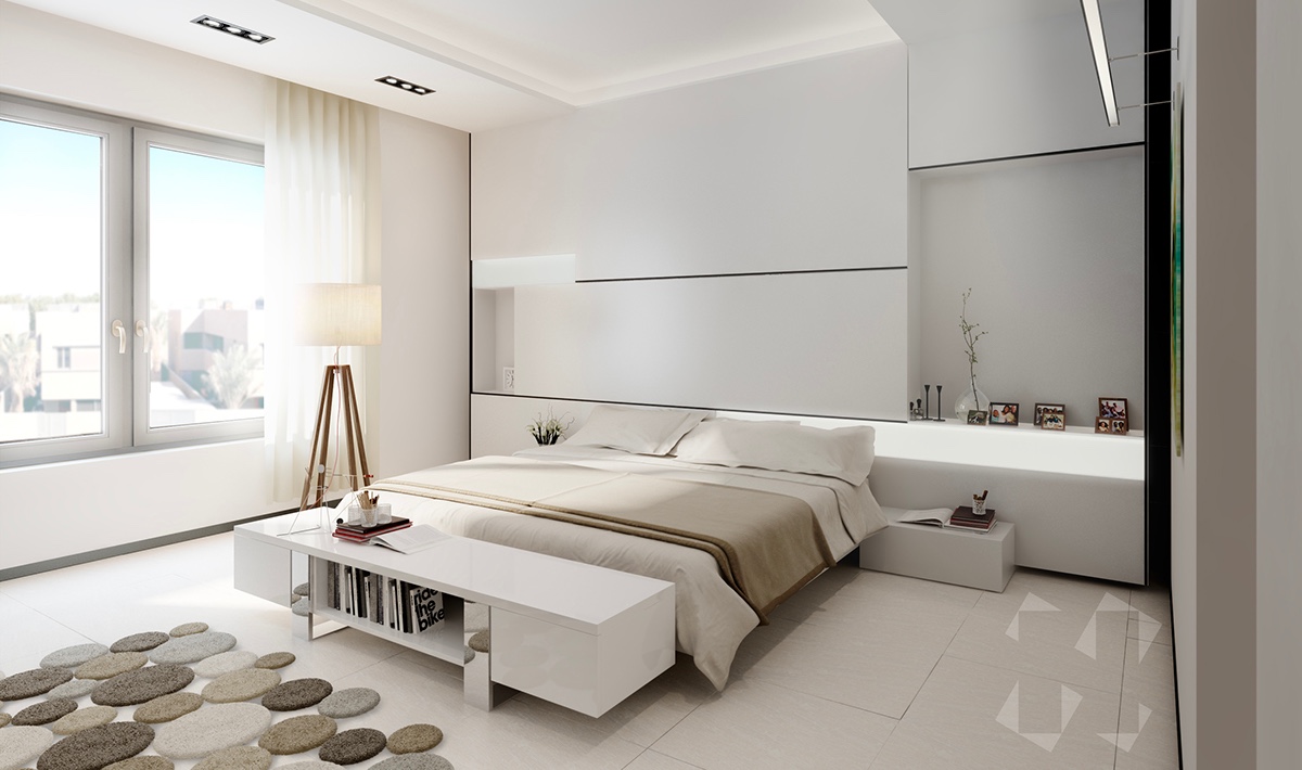 Không gian ngủ nghỉ thực sự tối giản và tiện nghi cho gia đình bạn