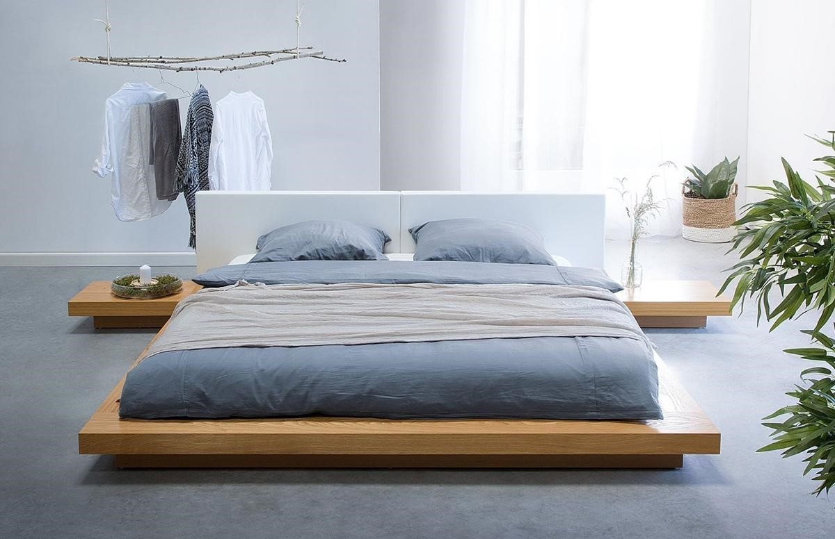 Mẫu giường ngủ kiểu Nhật đẹp với kiểu dáng tinh tế và hiện đại 