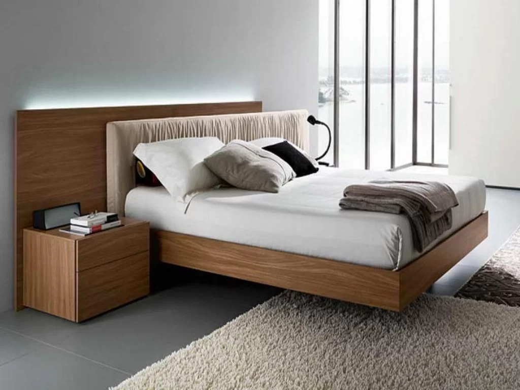 mẫu giường gỗ sồi đẹp