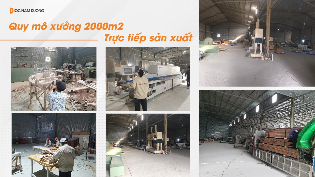 Mộc Nam Dương - Xưởng sản xuất giường ngủ gỗ công nghiệp chính hãng, uy tín Hà Nội
